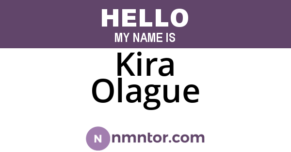 Kira Olague