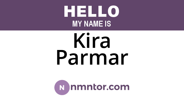 Kira Parmar