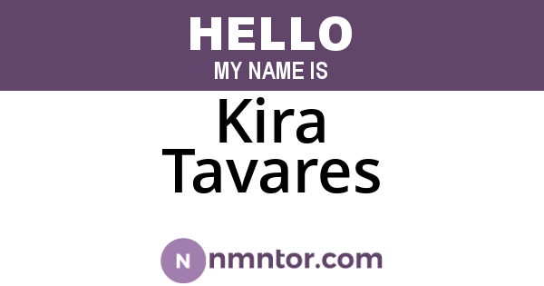 Kira Tavares