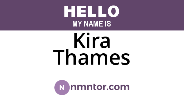 Kira Thames