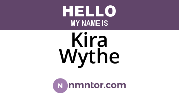 Kira Wythe