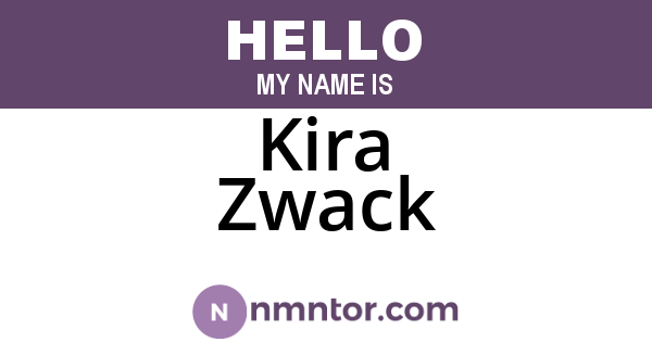 Kira Zwack