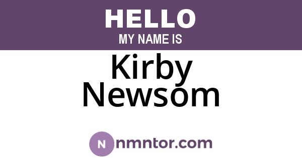 Kirby Newsom