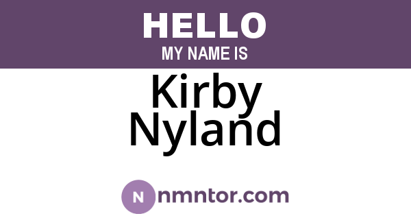Kirby Nyland