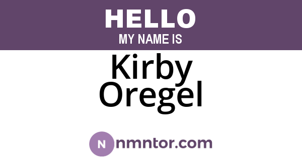 Kirby Oregel