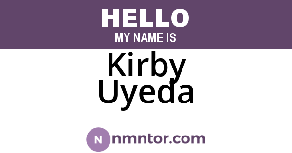Kirby Uyeda