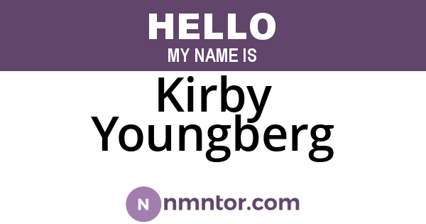 Kirby Youngberg