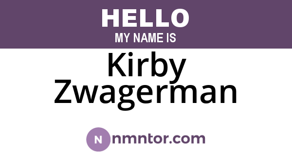 Kirby Zwagerman