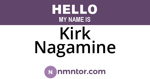 Kirk Nagamine