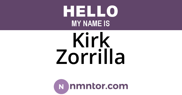 Kirk Zorrilla