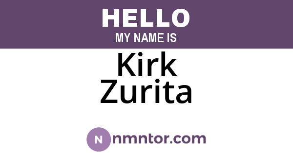 Kirk Zurita