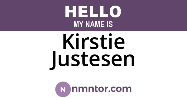 Kirstie Justesen