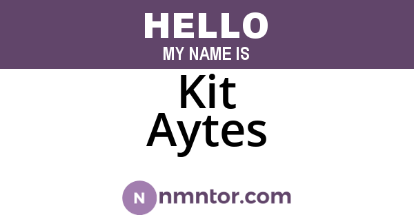 Kit Aytes