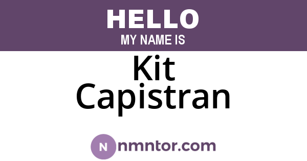 Kit Capistran