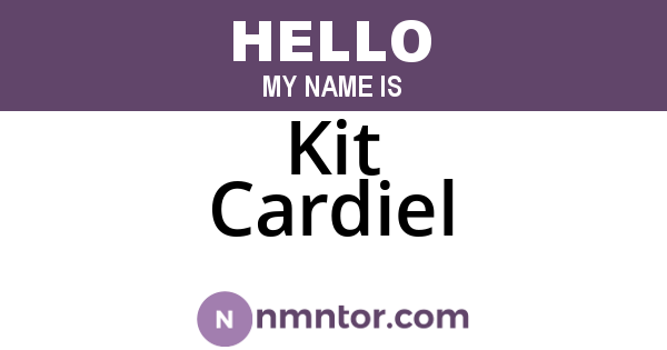 Kit Cardiel