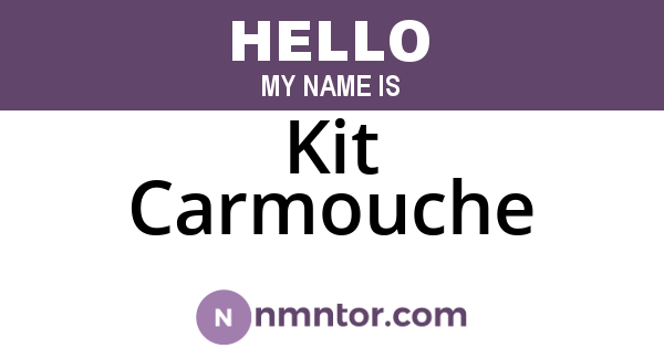 Kit Carmouche