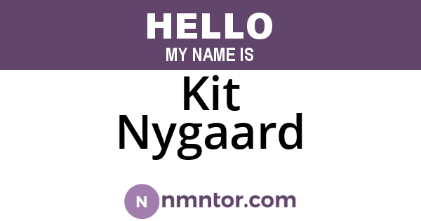 Kit Nygaard