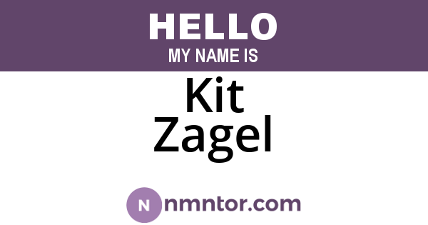 Kit Zagel