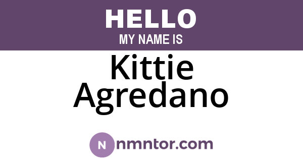 Kittie Agredano