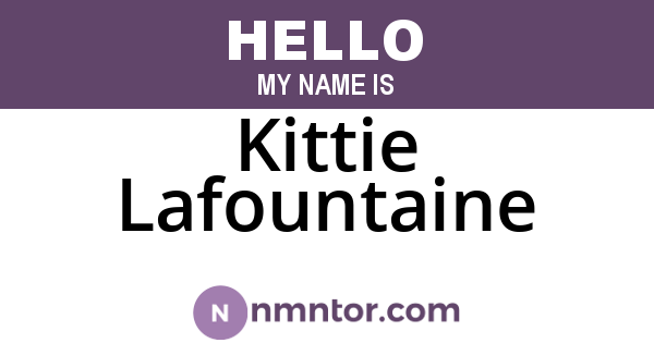 Kittie Lafountaine