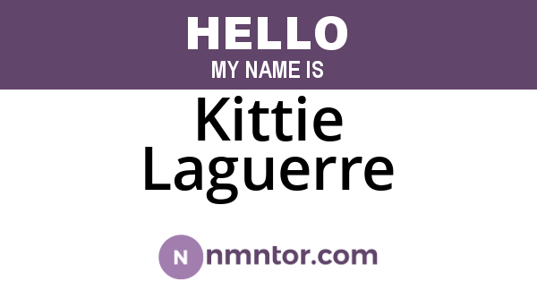Kittie Laguerre
