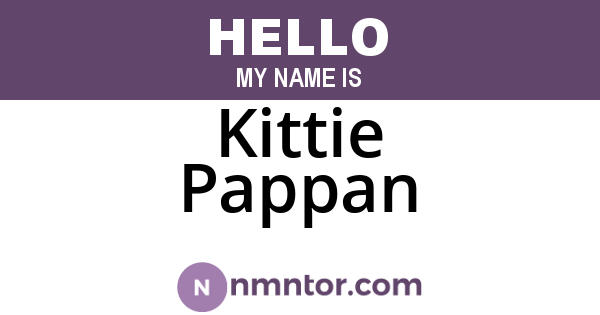 Kittie Pappan