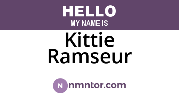 Kittie Ramseur