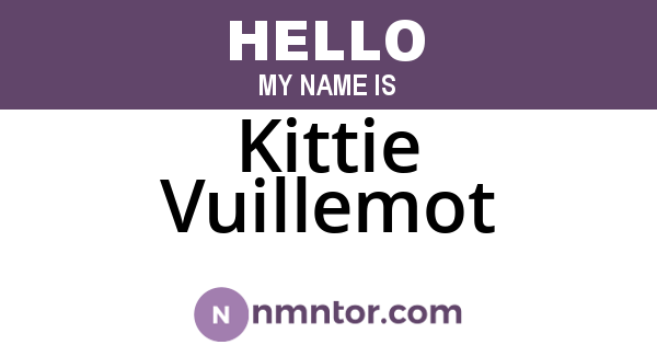 Kittie Vuillemot