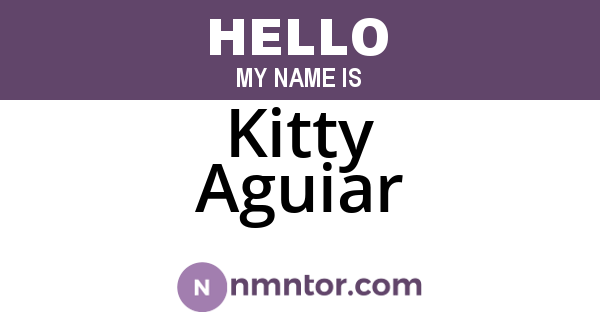 Kitty Aguiar
