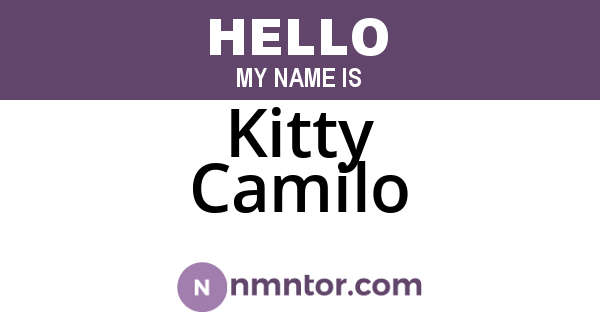 Kitty Camilo