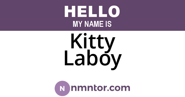 Kitty Laboy