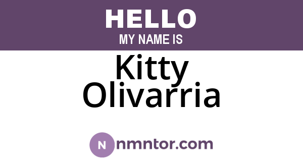 Kitty Olivarria