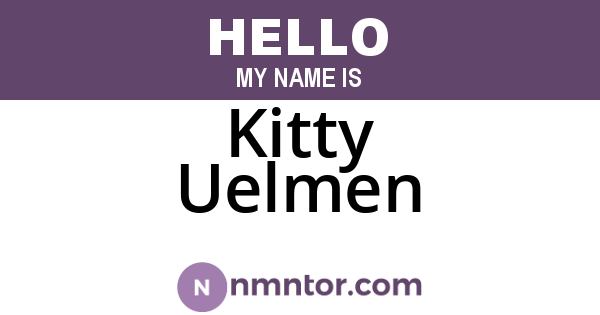 Kitty Uelmen