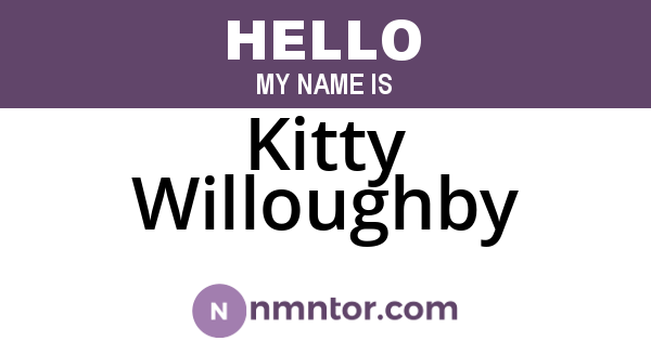 Kitty Willoughby