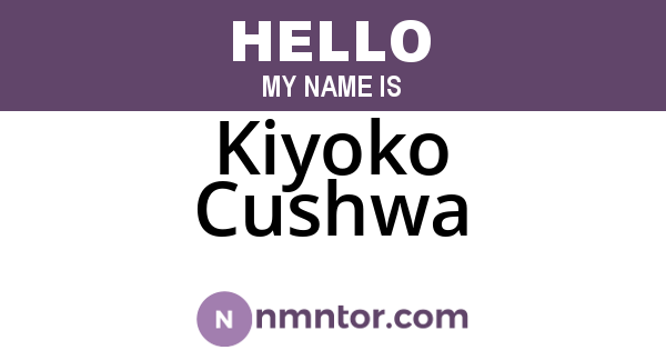 Kiyoko Cushwa