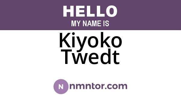 Kiyoko Twedt