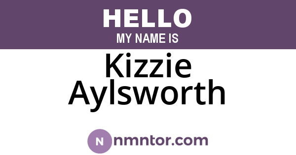 Kizzie Aylsworth