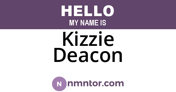 Kizzie Deacon