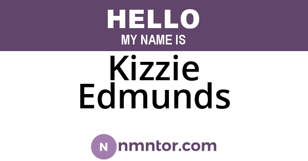 Kizzie Edmunds