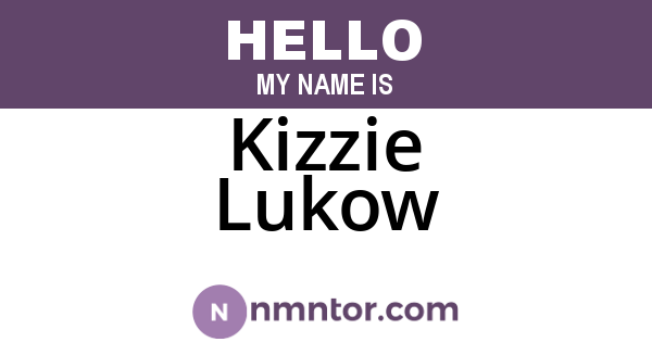 Kizzie Lukow