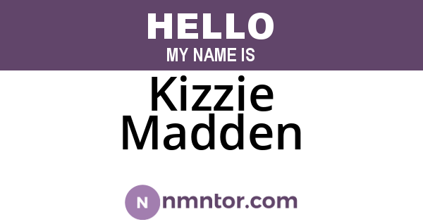 Kizzie Madden