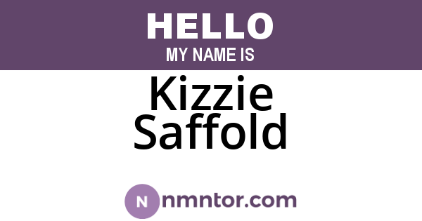 Kizzie Saffold
