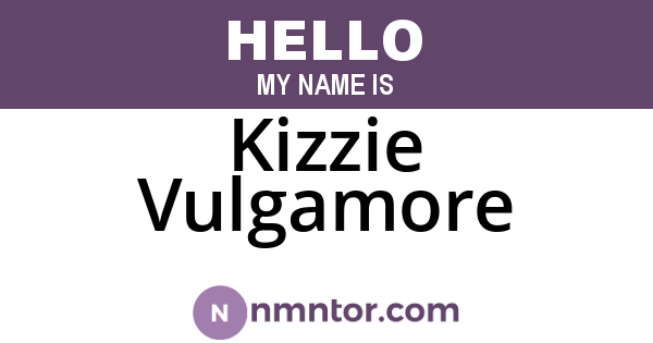 Kizzie Vulgamore