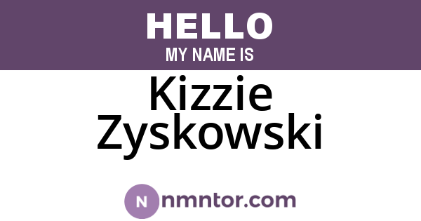 Kizzie Zyskowski