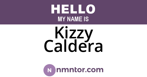 Kizzy Caldera