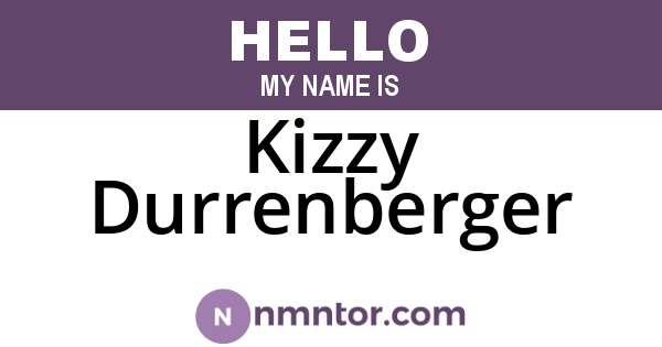 Kizzy Durrenberger