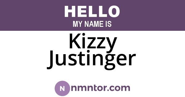 Kizzy Justinger