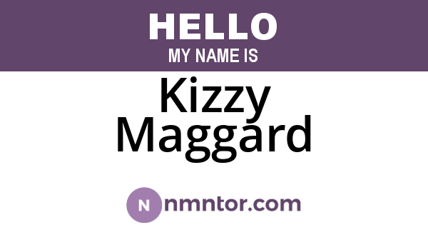 Kizzy Maggard