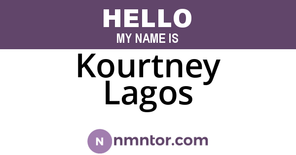 Kourtney Lagos