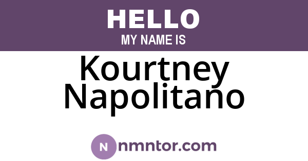 Kourtney Napolitano